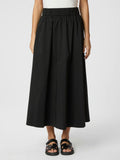 Yara Poplin Skirt - Svart