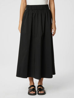 Yara Poplin Skirt - Black