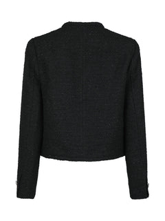 Manua Boucle Jacket - Black