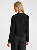Manua Boucle Jacket - Black