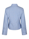 Rosa Stripe Shirt - Blå