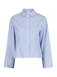 Rosa Stripe Shirt - Light Blue