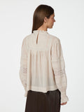Neo Noir Ebba S Voile Blus - Ivory
