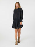Ebba S Voile Blouse - Navy