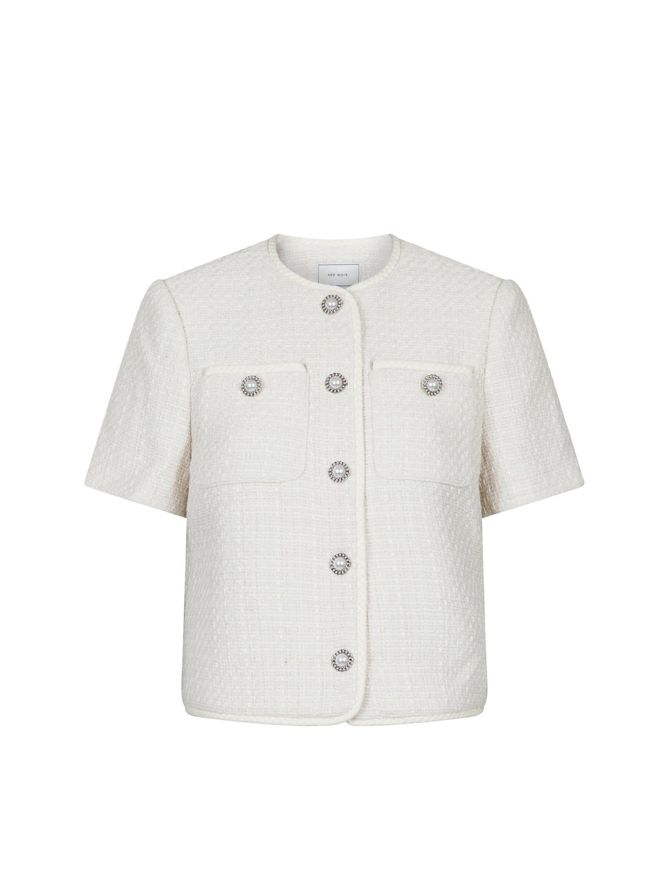 Leena Boucle Jacket - Off White