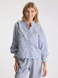 Degas Stripe Blouse - Blue