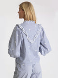 Degas Stripe Blouse - Blue