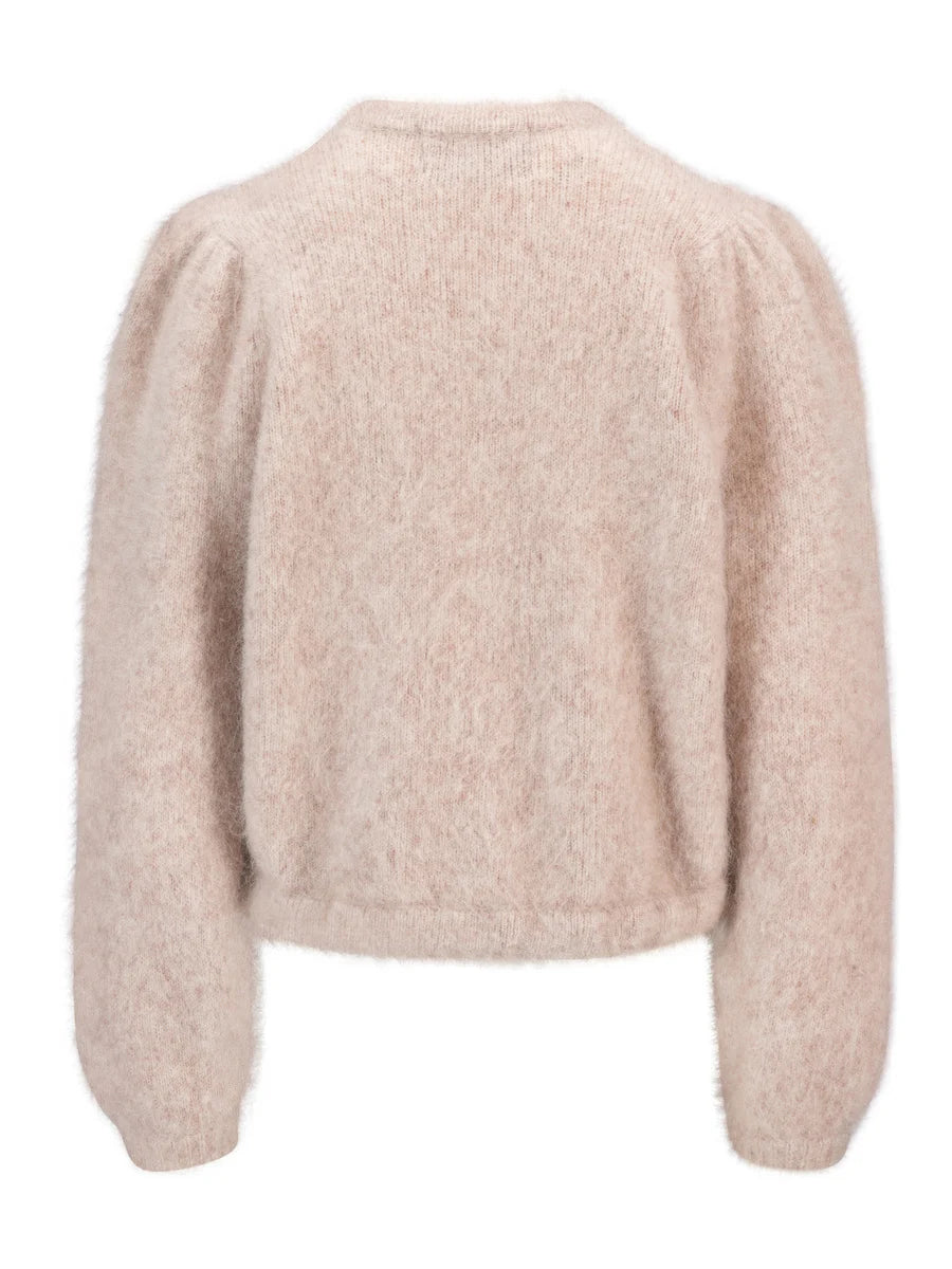 Franca Chunky Cardigan - Beige Melange