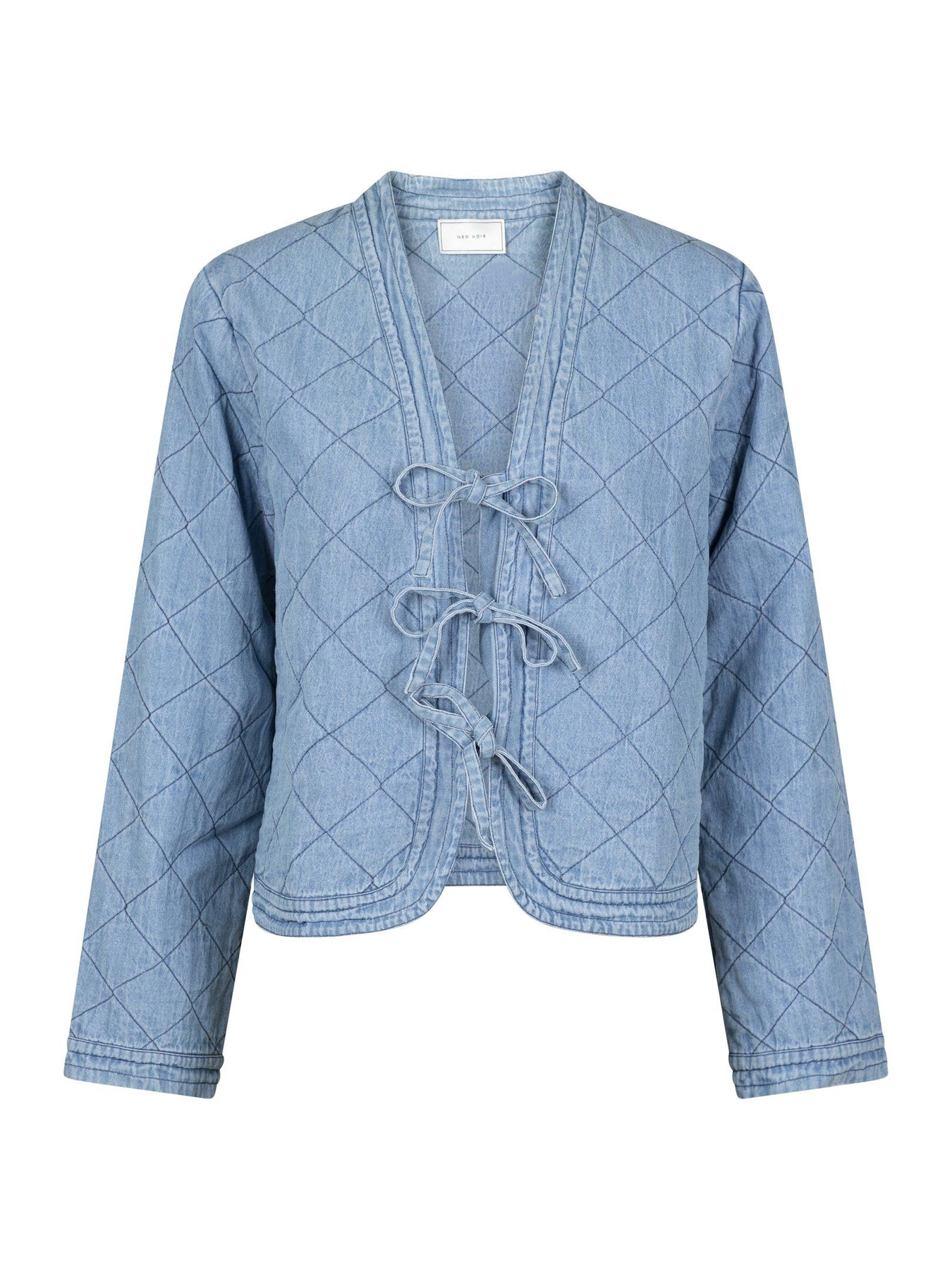 Dubbie Denim Quilt Jacket - Blue
