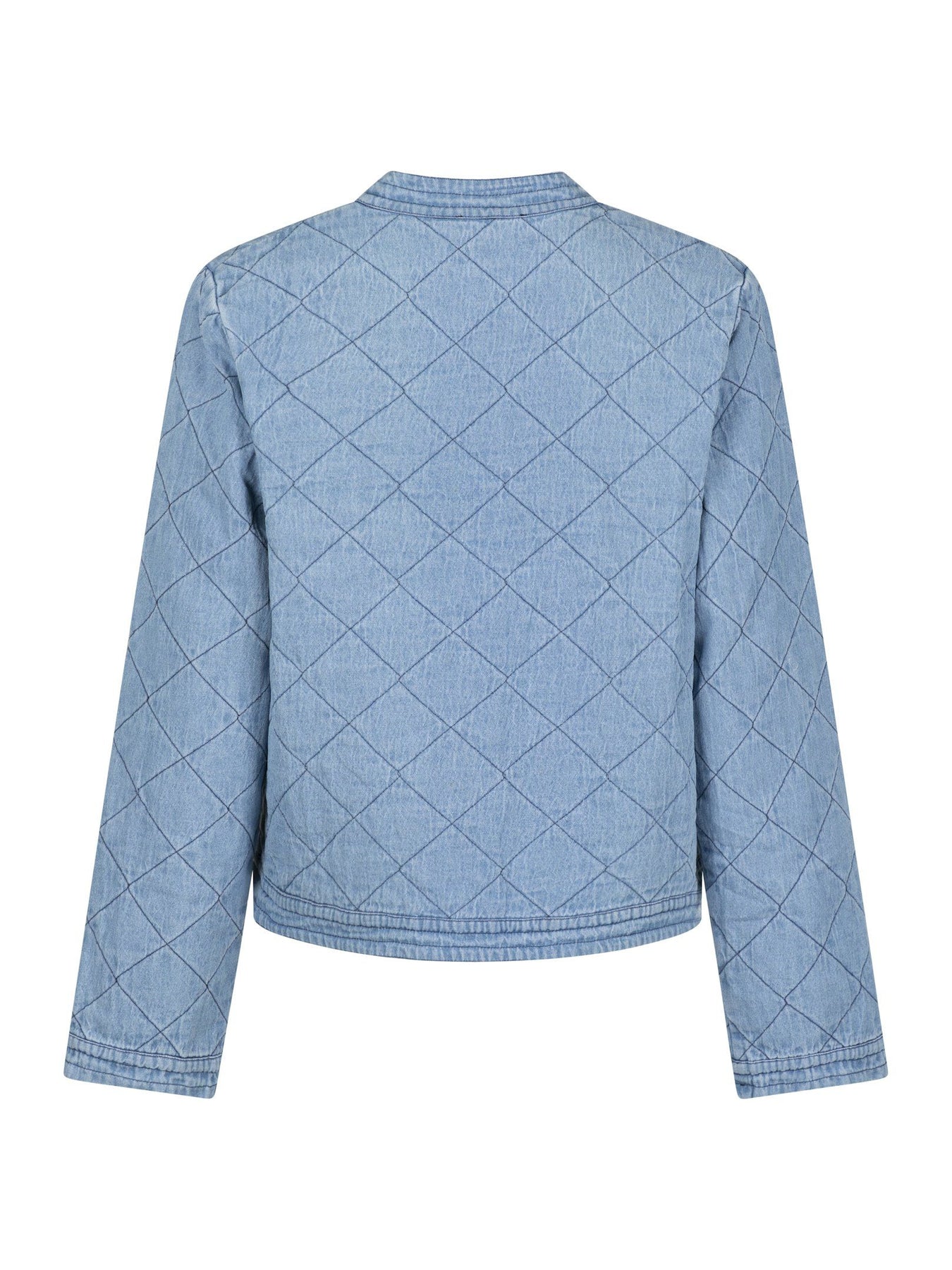 Dubbie Denim Quilt Jacket - Blue