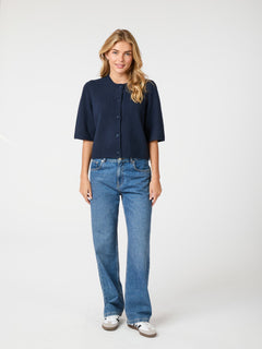 Elmira Knit Cardigan - Navy