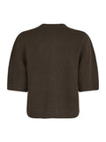 Elmira Knit Cardigan - Chocolate Brown