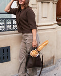 Elmira Knit Cardigan - Chocolate Brown