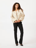 Daliska Dull Satin Blouse - Sand