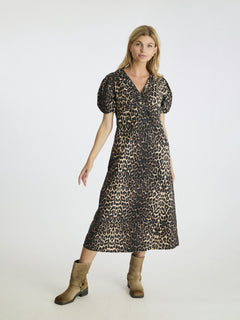 Illana Leo Dress - Leopard