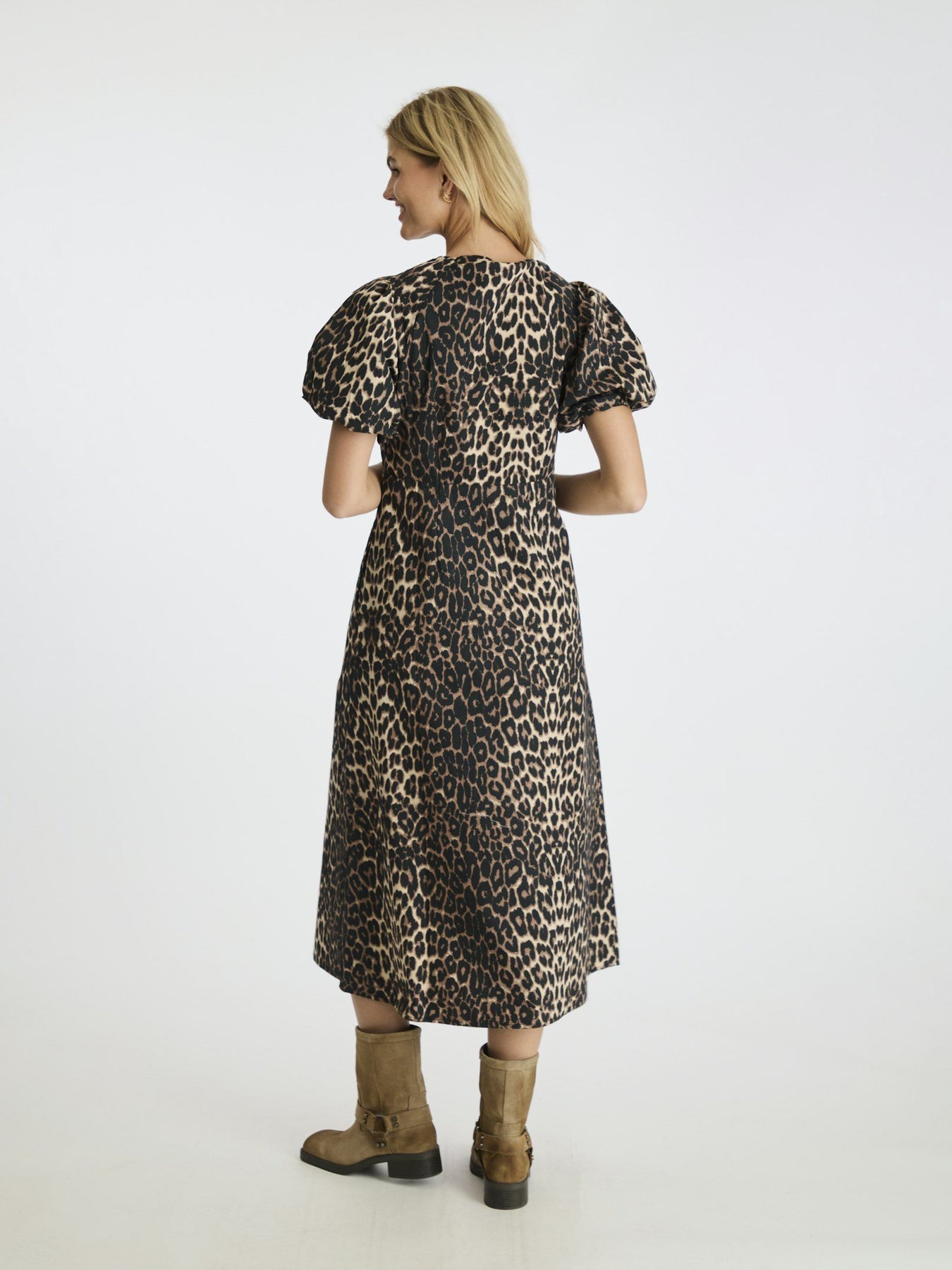 Illana Leo Dress - Leopard