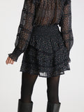 Donna Mini Rose Skirt - Black