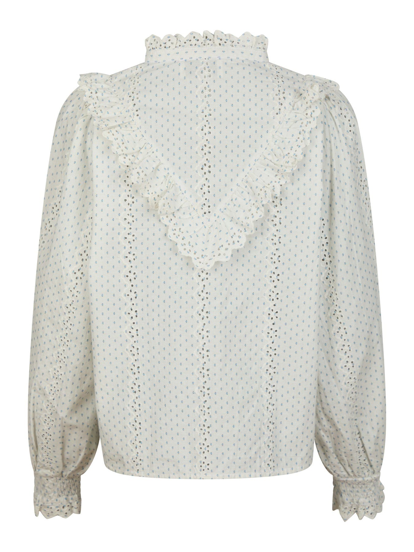 Degas Embroidery Blouse - Off White