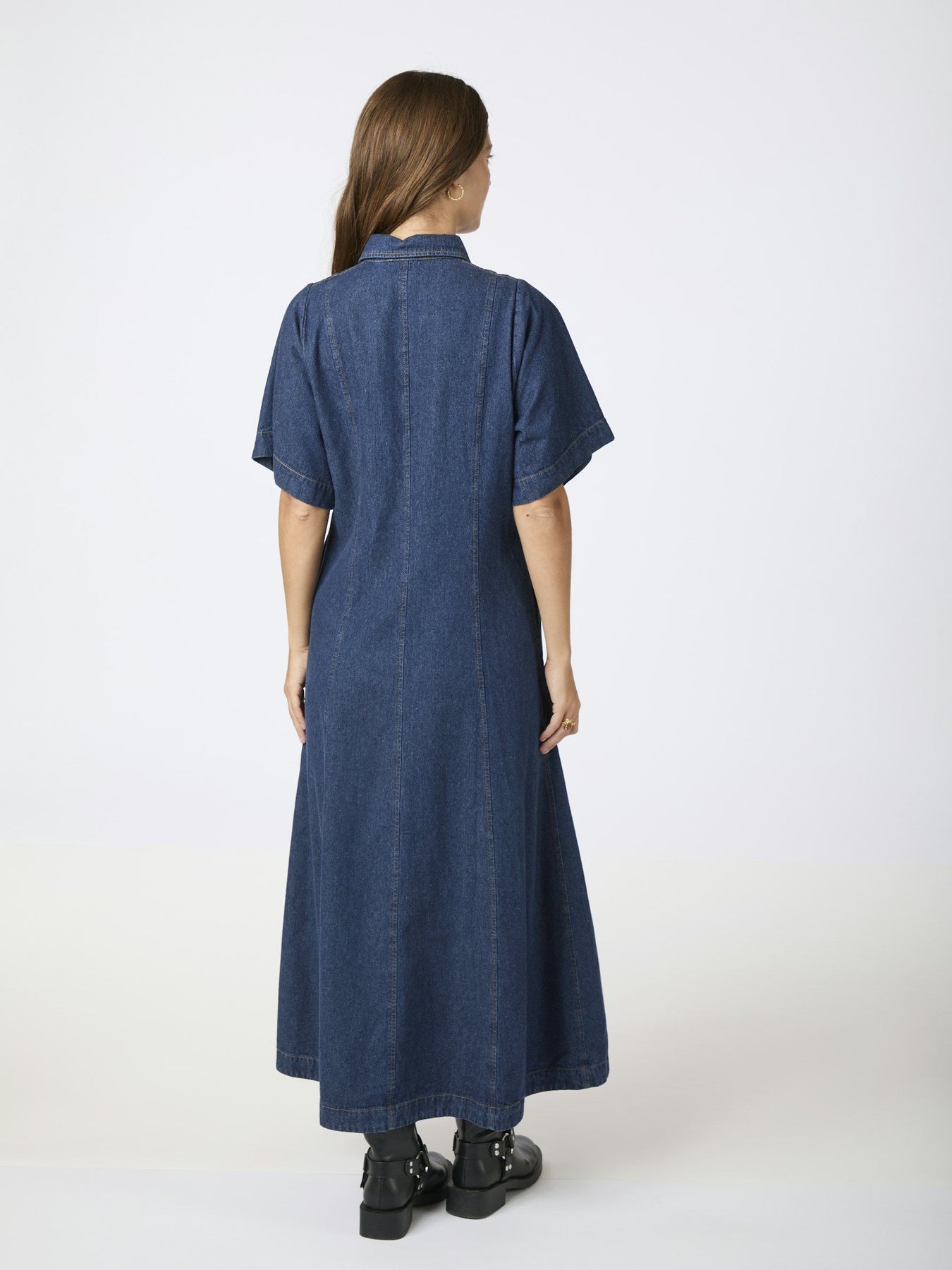 Balli Denim Dress - Mörkblå