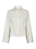 Rosa Pinstripe Shirt - Vit