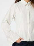 Rosa Pinstripe Shirt - Vit