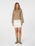 Rosa Pinstripe Shirt - Dark Sand