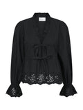 Matsi Embroidery Blouse - Black