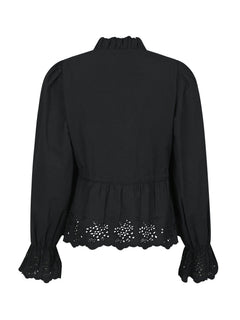 Matsi Embroidery Blouse - Black