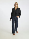 Matsi Embroidery Blouse - Black