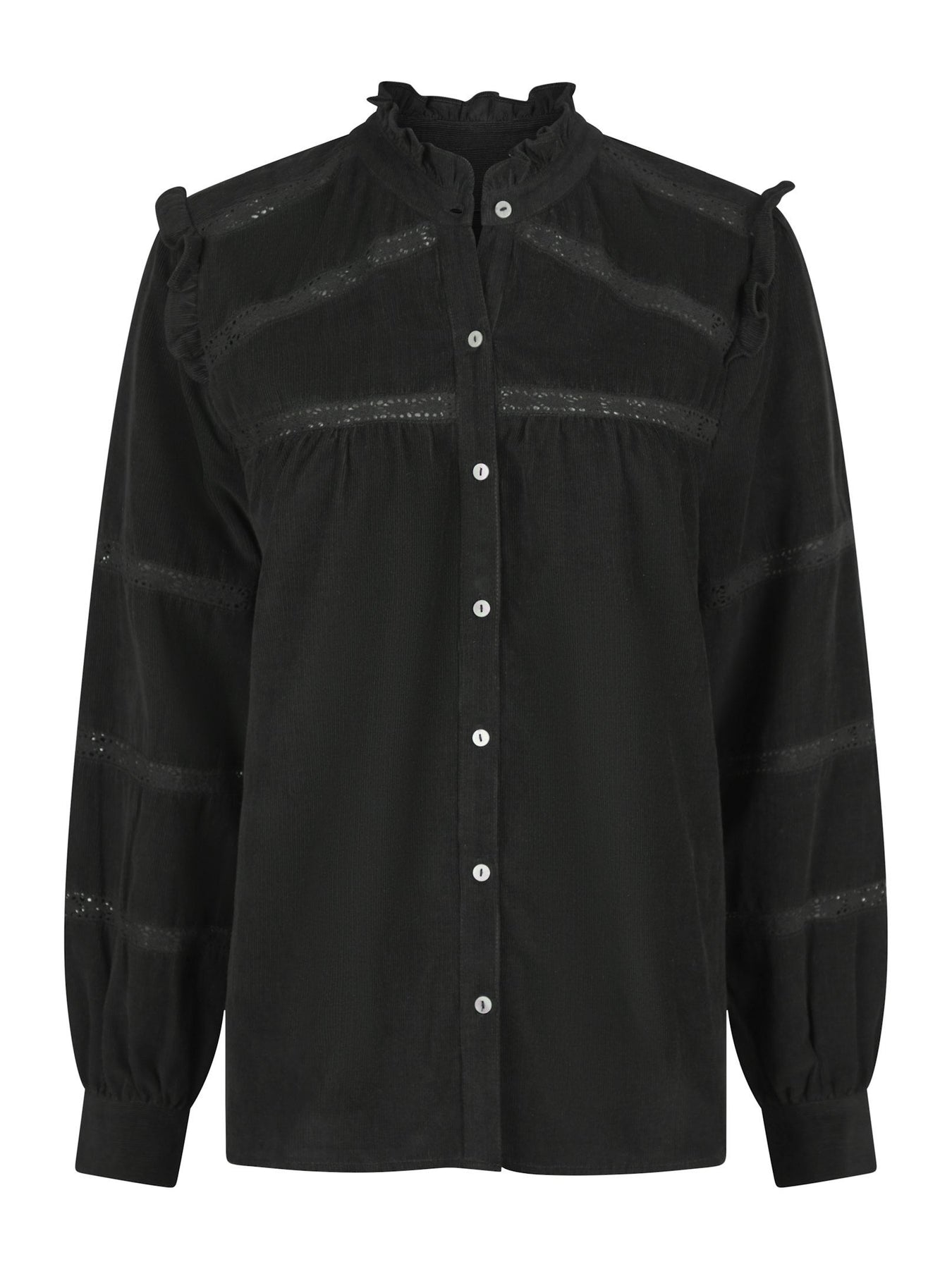 Isala Corduroy Shirt - Black