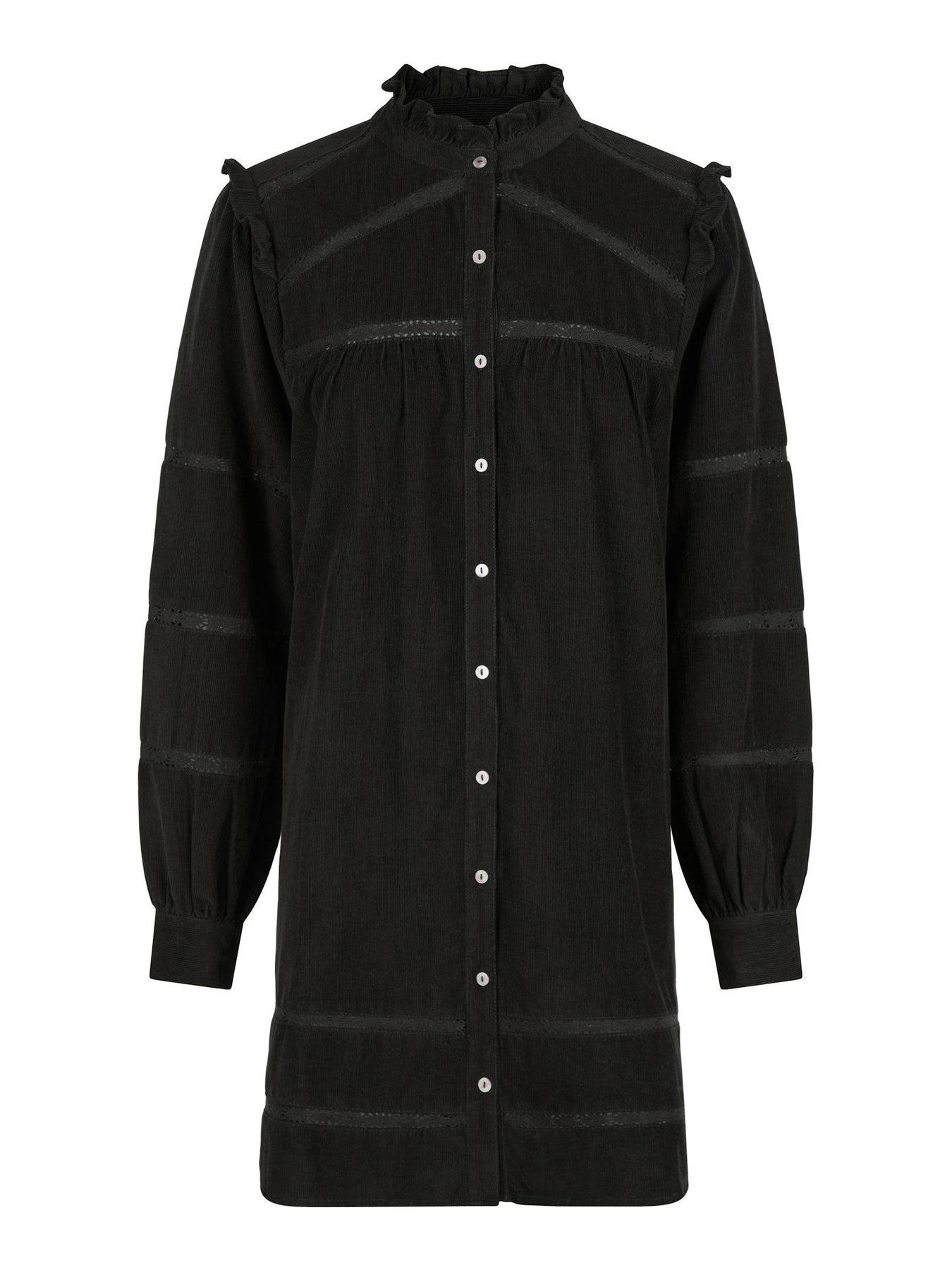 Iriro Corduroy Dress - Black