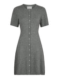 Elise Knit Dress - Dark Grey Melange