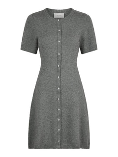 Elise Knit Dress - Dark Grey Melange