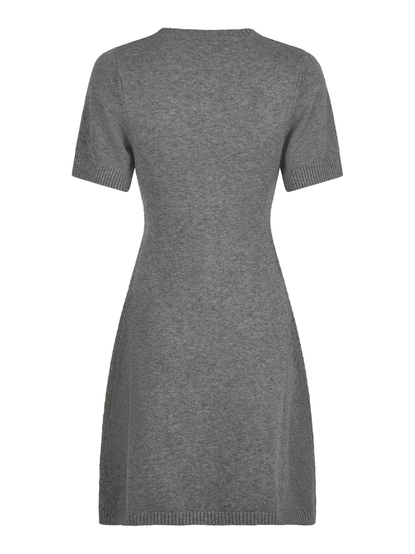 Elise Knit Dress - Dark Grey Melange