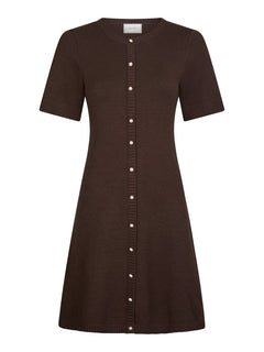 Elise Knit Dress - Brown