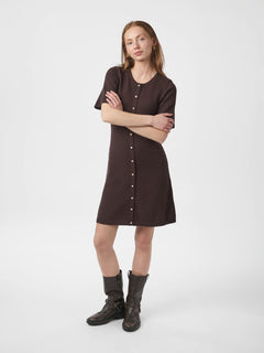 Elise Knit Dress - Brown