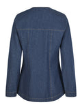 Annie Denim Blouse - Dark Blue