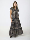 Jayla Leo Voile Top - Leopard