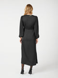 Coco Soft Satin Dress - Black