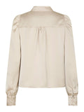 Rosslyn Heavy Sateen Blus - Champagne