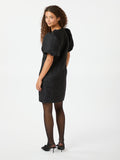Sika Brocade Dress - Black