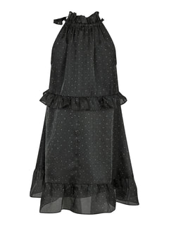 Rida Bedazzled Dress - Black