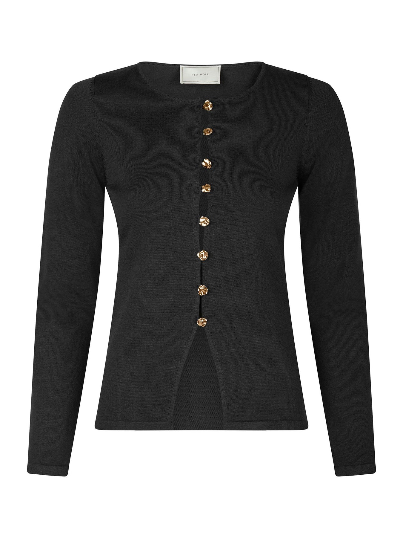 Teller Knit Blouse - Black