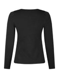 Teller Knit Blouse - Black