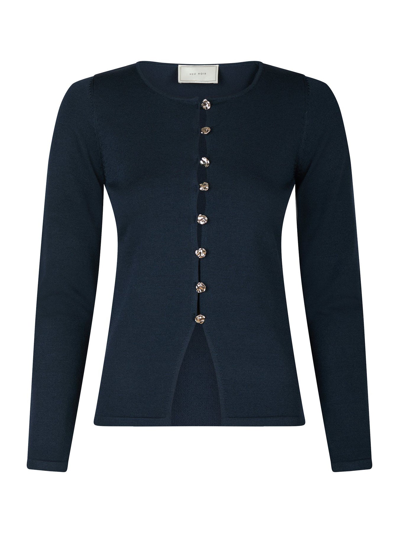 Teller Knit Blouse - Dark Navy