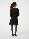 Rihana Burnout Dress - Black