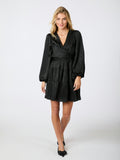 Vivina Glitter Dress - Black/Black Glitter