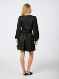 Vivina Glitter Dress - Black/Black Glitter