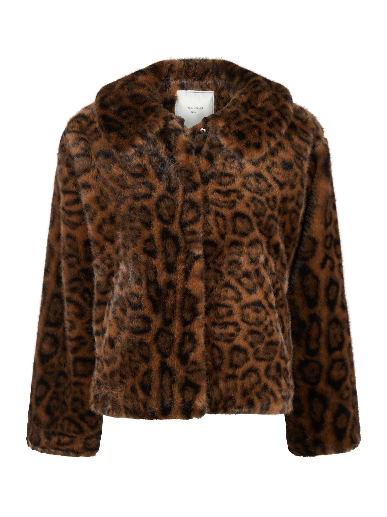 Melodie Leo Faux Fur Jacket - Mörkbrun
