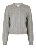 Amiri Cable Knit Blouse - Light Grey